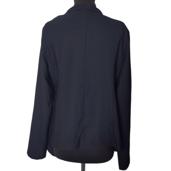 NWT Apt. 9 Waterfall Blazer with Zipper Black - Picture 3 of 8